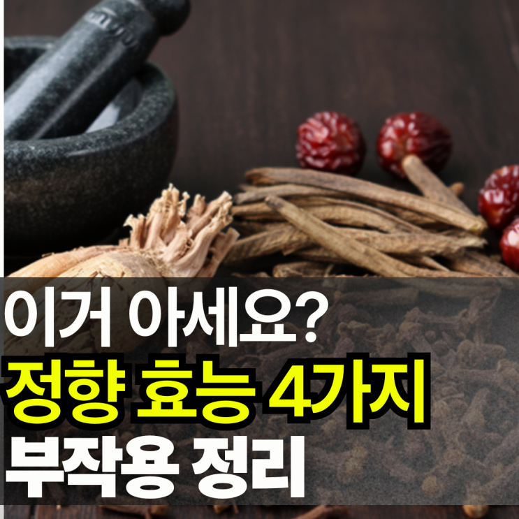 정향 효능 4가지와 부작용 정리했어요 : 네이버 블로그
