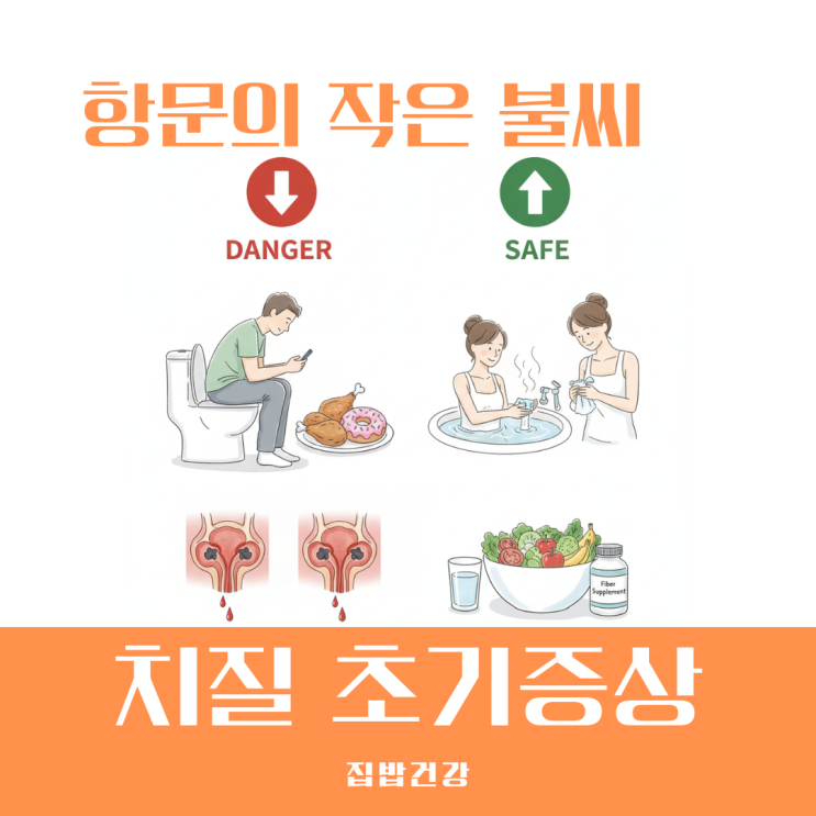 치질 초기증상 병원 가기 두려울 때 집에서 시작하는 관리 : 네이버 블로그