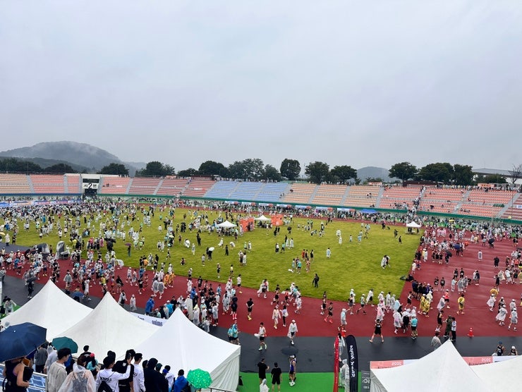 2025 공주백제미라톤 10km 우중런 후기