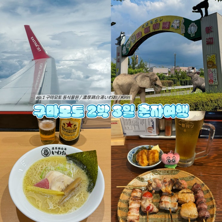 2박 3일 구마모토 혼자 여행 1️⃣ - 소테츠 그랜드 프레사 / 구마모....