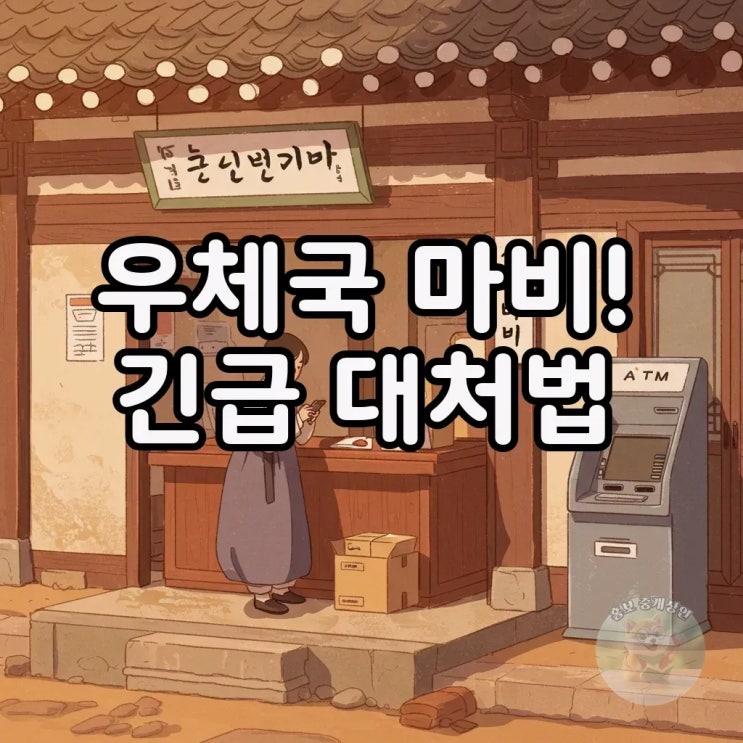 우체국 전산 마비, 추석 연휴 ATM 먹통, 택배 지연! 긴급 대처법 : 네이버 블로그