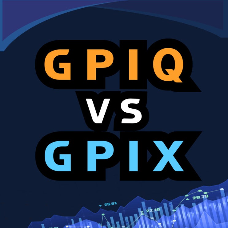 GPIQ와 GPIX 중에 더 좋은 미국 ETF 추천하기! (feat. 주가와 배당금은?) : 네이버 블로그