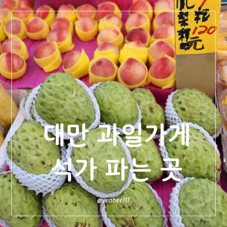대만 여행 : 과일가게 (석가종류, 파는 곳, 두리안, 파인애플 등) : 네이버 블로그