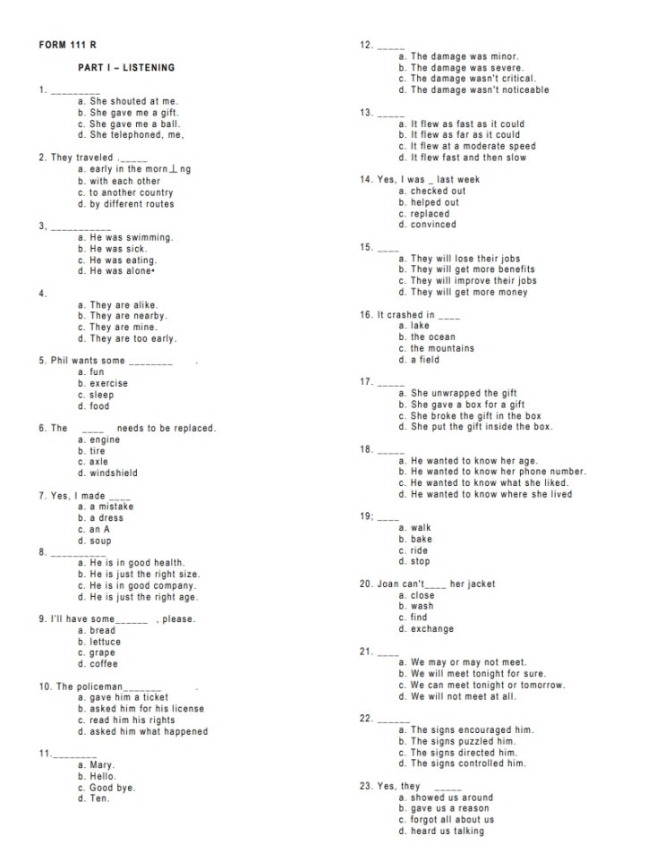 송사 ALCPT FORM 111 R : 네이버 블로그