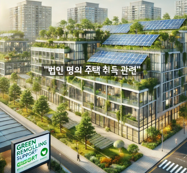 법인 명의 주택 취득 검토 사항 :: 규제, 세금, 시장 분석 :: : 네이버 블로그
