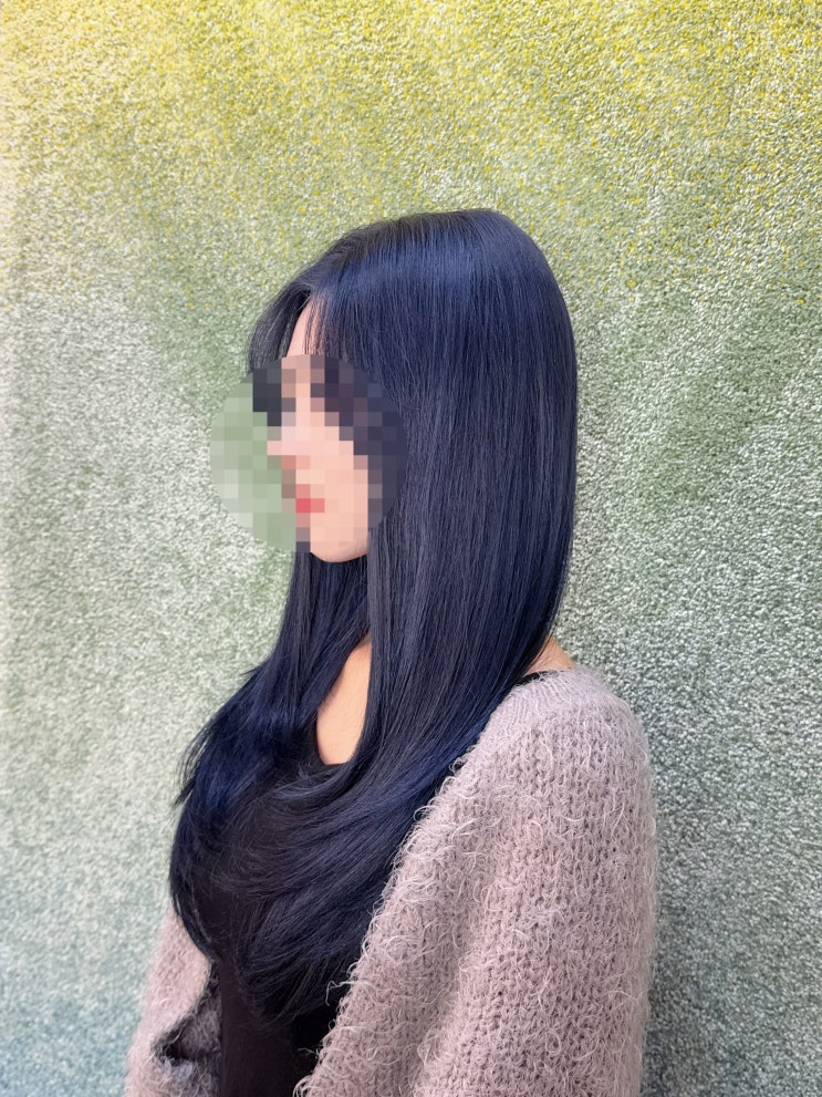  탈색 후 밀본 어딕시 코발트 블루 3레벨 셀프 염색 후기 : 네이버 블로그 