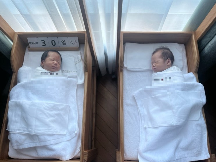 신생아실,아기침대,신생아케어,쌍둥이