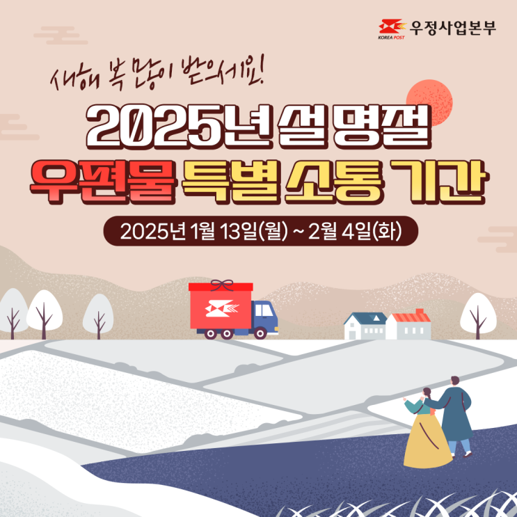 [우체국] 설 명절 우편물 특별소통 기간, 비상근무체계 돌입🚨(~02.04.) : 네이버 블로그