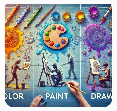 Color vs Paint vs Draw : 네이버 블로그