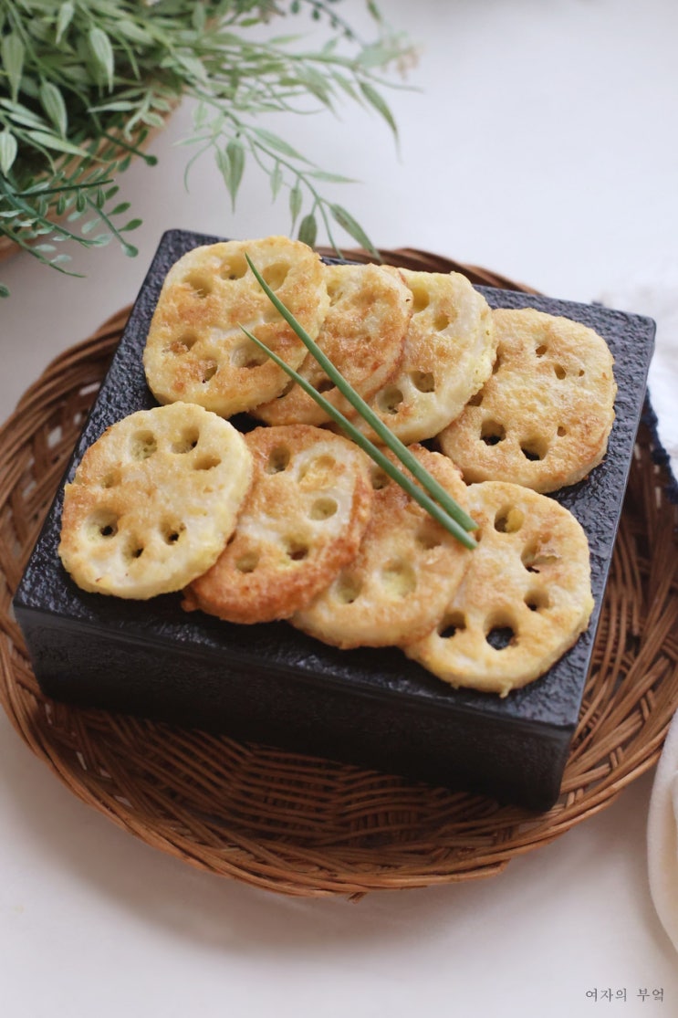연근전 만드는 법 제사음식 설음식 명절 전 종류 만들기 : 네이버 블로그