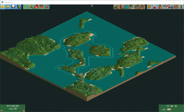 (open rct ver.) 롤러코스터 타이쿤 1 삼위일체 섬(Trinity Islands) 공략 : 네이버 블로그