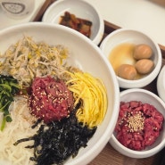 [서울 을지로] 육회비빔밥과 전복죽, 육전이 맛있는 '함평집'