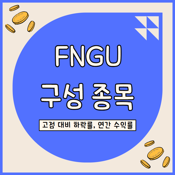 FNGU 구성 종목 비율 정리(고점 대비 하락률, 상승률, 종목 의견) : 네이버 블로그