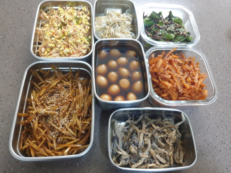반찬데이 겨울 일주일 밑반찬 종류 만들기 : 네이버 블로그