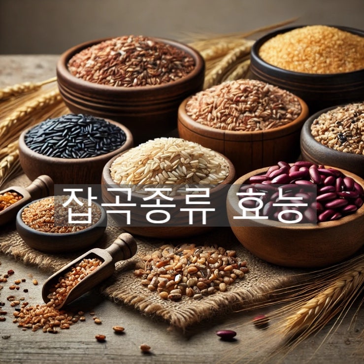 잡곡종류 잡곡쌀 효능 활용법 건강 레시피 : 네이버 블로그