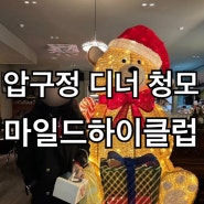 압구정 마일드하이클럽 분위기 좋은 브런치 디너 장소