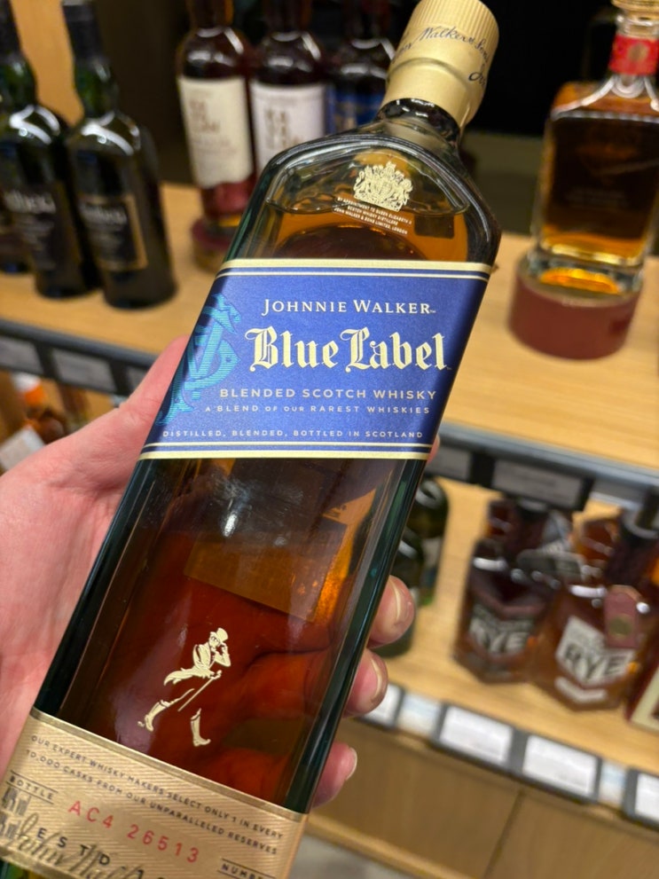 조니워커 블루라벨 750ml, 광주 신세계 구입 &amp; 가격 : 네이버 블로그