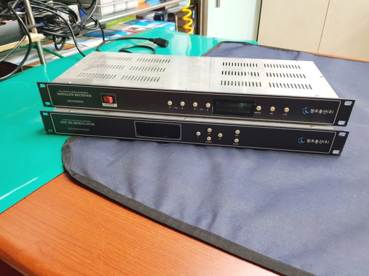 창조통신(주) CJT-RM7000DP 디지털 신호처리기 RE-MODULATOR 리모듈레이터 POWER / 파워수리 (전원이 안 ...