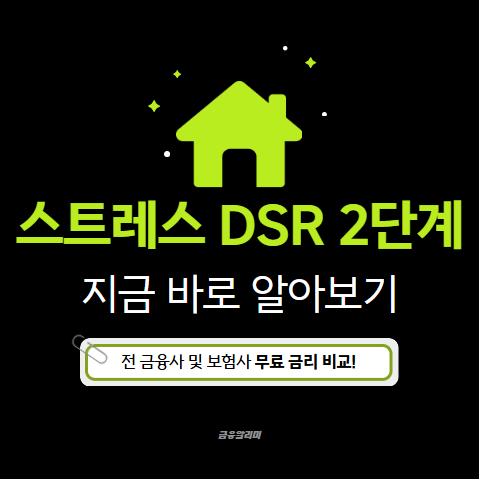 스트레스dsr2단계 계산법 및 스트레스dsr3단계 시행예정일 : 네이버 블로그