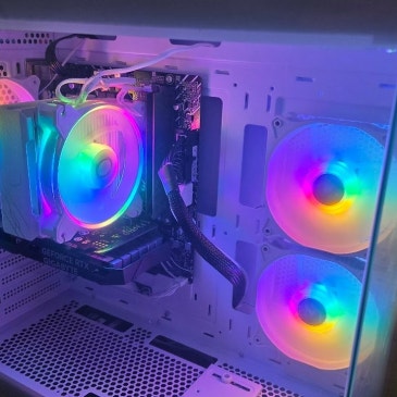 가성비 게이밍PC 케이스 앱코 U30 마린 화이트사진