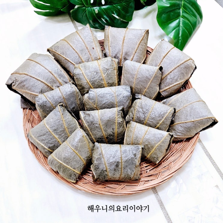 정월대보름 오곡밥 재료 만드는 법 연잎밥 연밥 만들기 : 네이버 블로그