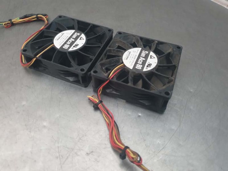 냉각팬 12V 0.47A 쿨링팬 AFN 4선식 San Ace 80 80x80x25mm 4500rpm High Air Flow ...
