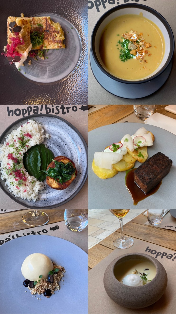 부다페스트 미슐랭 비추천 식당 Hoppá! Bistro와 Comme Chez Soi