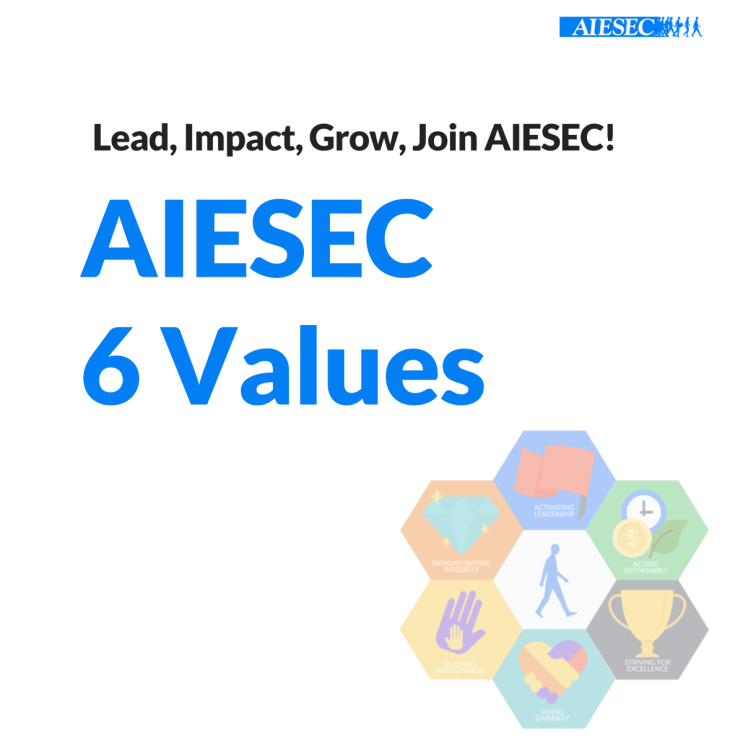 💡AIESEC 6 Values | 우리가 만들어가는 리더십 : 네이버 블로그