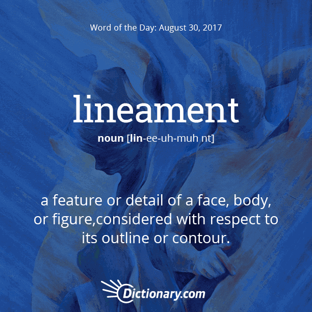 [100 More Words] 44. lineament : 네이버 블로그