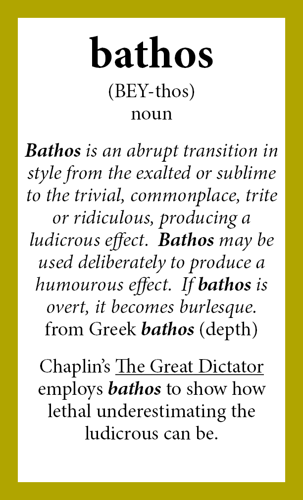 [100 More Words] 8. bathos : 네이버 블로그