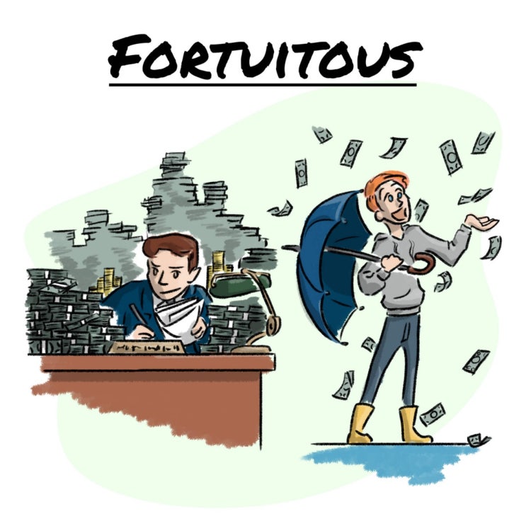[100 Most Common SAT Words] 42. fortuitous : 네이버 블로그