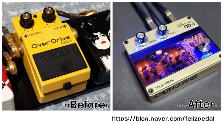 1979 BOSS OD-1 Rehousing. : 네이버 블로그