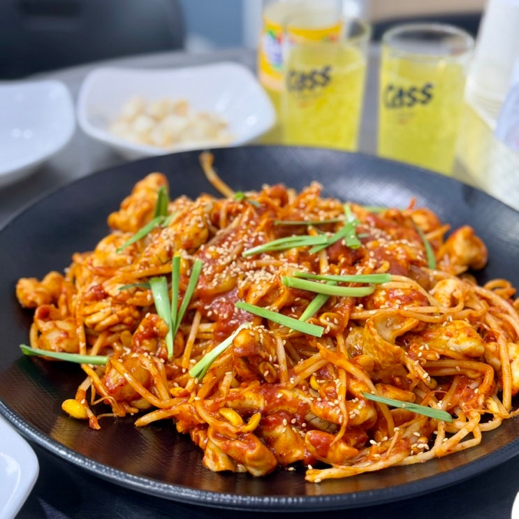 [청주맛집/비하동] 불맛 가득한 알찜과 곱창을 한번에, : 네이버 블로그
