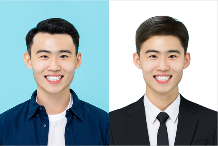 증명사진 정장 합성, 포토샵으로 셀프 증명사진 만들기 : 네이버 블로그