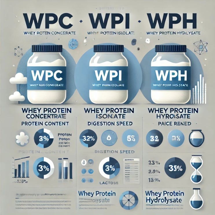 다이어트에 좋은 단백질 보충제 고르는 법 (WPC, WPI, WPH 차이 비교) : 네이버 블로그