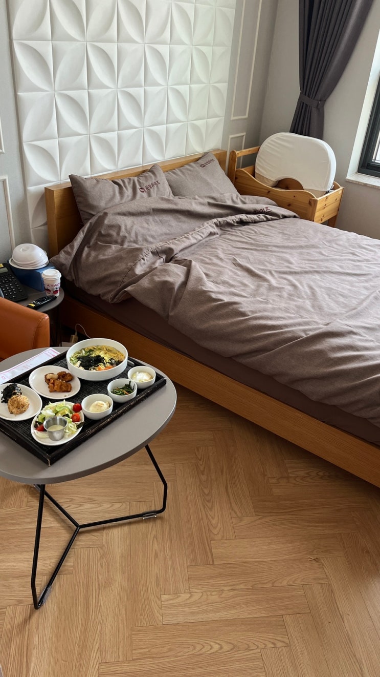식단트레이,산후식단,반찬,객실식사