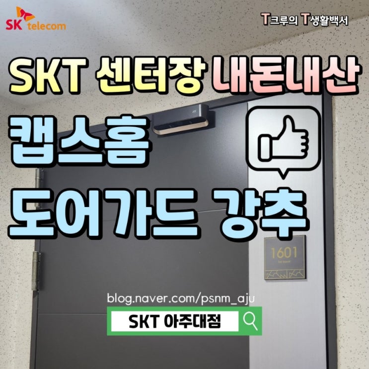 캡스홈 도어가드 SKT센터장이 직접 써보고 완전히 만족한 후기 : 네이버 블로그