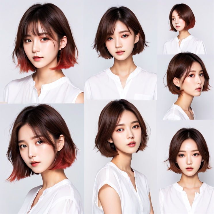 단발머리 똑단발 얼굴 작아지게하는 뿌리볼륨펌 : 네이버 블로그