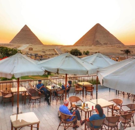 이집트여행숙소 기자 피라미드 뷰 인 (Pyramids View Inn), 피라미드 볼수 있는 호텔 루프탑 최고 : 네이버 블로그