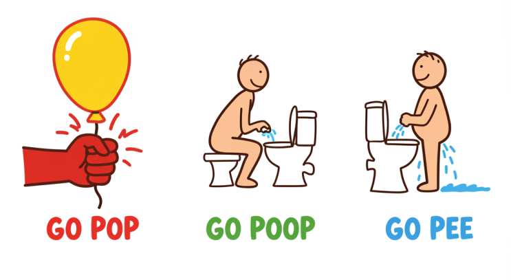 영어로 똥, 대변 poop, kaka, caca, doody, feces, dung 뜻 / go poop, go pee/ 체면을 ...