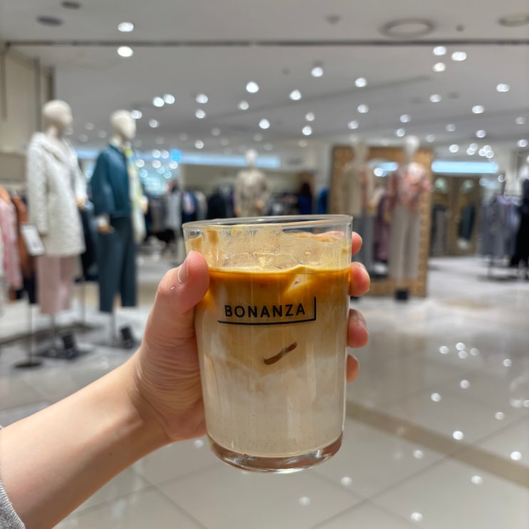 [잠실 롯데백화점 카페] 롯데백화점 4층 커피 맛집 보난자커피(Bonanza Coffee) : 네이버 블로그