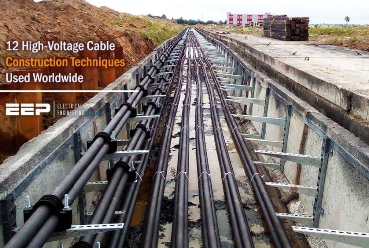 12가지 고압 케이블 포설 방법 소개 (Twelve high voltage cable construction techniques ...