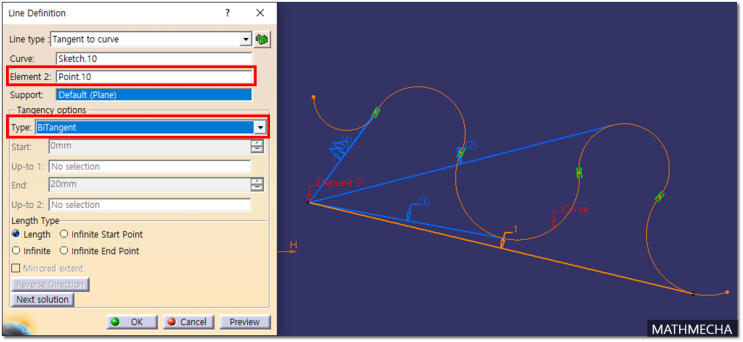 09. CATIA REFERENCE ELEMENTS : LINE 생성 기능 이해 : 네이버 블로그
