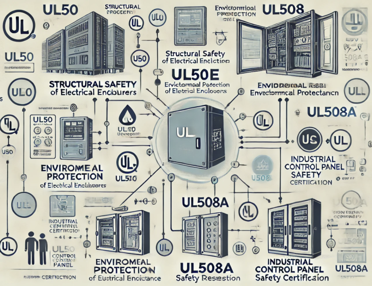 UL50, UL50E 인증의 개념 및 UL508A와의 관계, 그리고 UL508A 인증 시 UL50, UL50E 인증 받은 판넬 ...