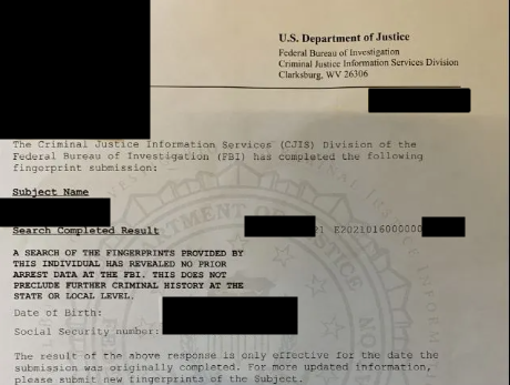 FBI 범죄경력증명서(FBI Background Check) 발급 절차와 방법에 대해 알아보겠습니다. : 네이버 블로그