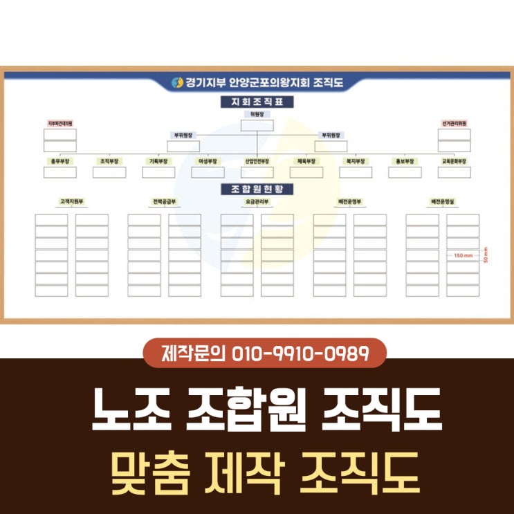 노조조합원 조직도 관리 노동조합 조직표 맞춤 제작 설치까지 한번에! : 네이버 블로그