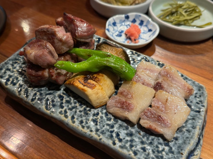 제주도에서 제일 맛있게 먹은 서귀포시 맛집 '풍로 블랙본점' 흑돼지 오마카세 첫경험! : 네이버 블로그