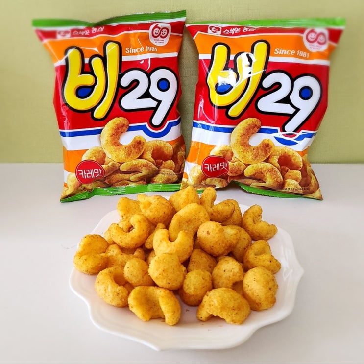 CU 신상 과자 농심 비29 ∴ 추억 소환 B29 카레맛 (가격 파는곳) : 네이버 블로그