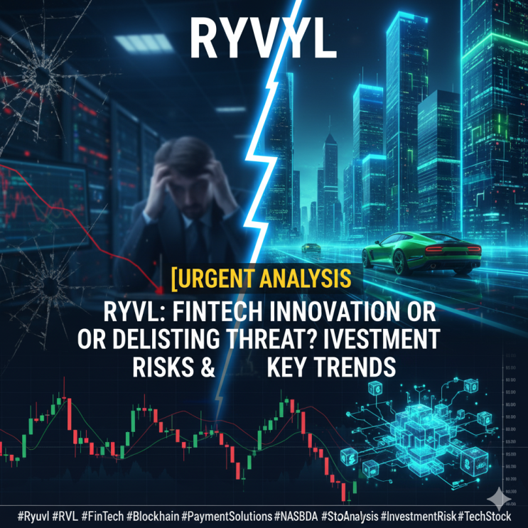 라이빌 'RYVYL' 주식의 정체는 무엇인가? 핀테크 혁신인가, 상장 유지 위협인가? 투자 리스크와 핵심 동향 심층 분석 ...