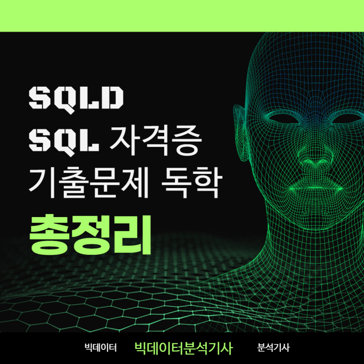 SQL SQLD 자격증 시험일정 자격요건 과목 기출 독학 리뷰 : 네이버 블로그